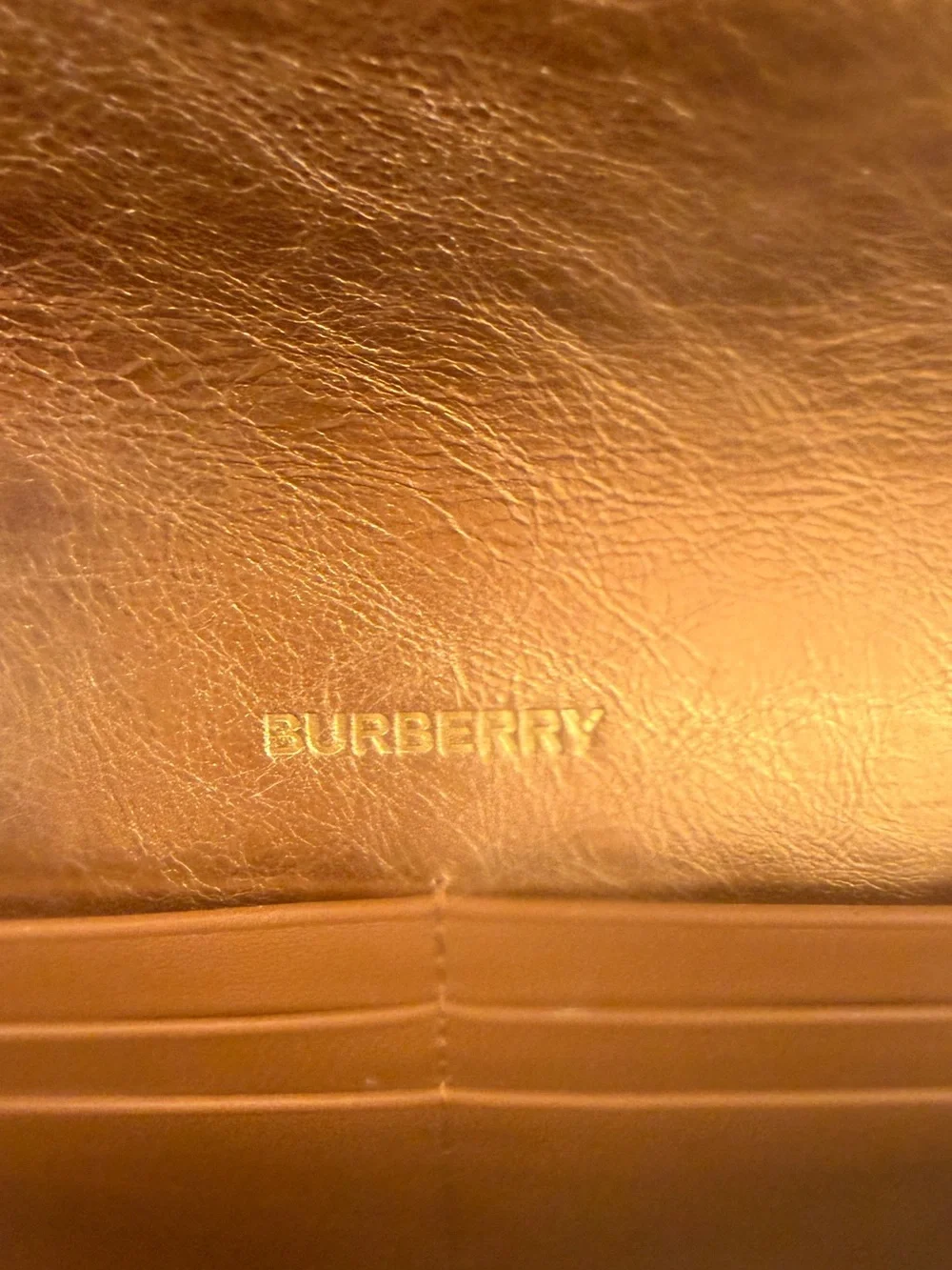 Burberry hannah lamé